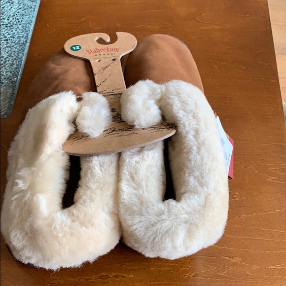 Men’s size 12 sheep wool slippers - Picture 6 of 10